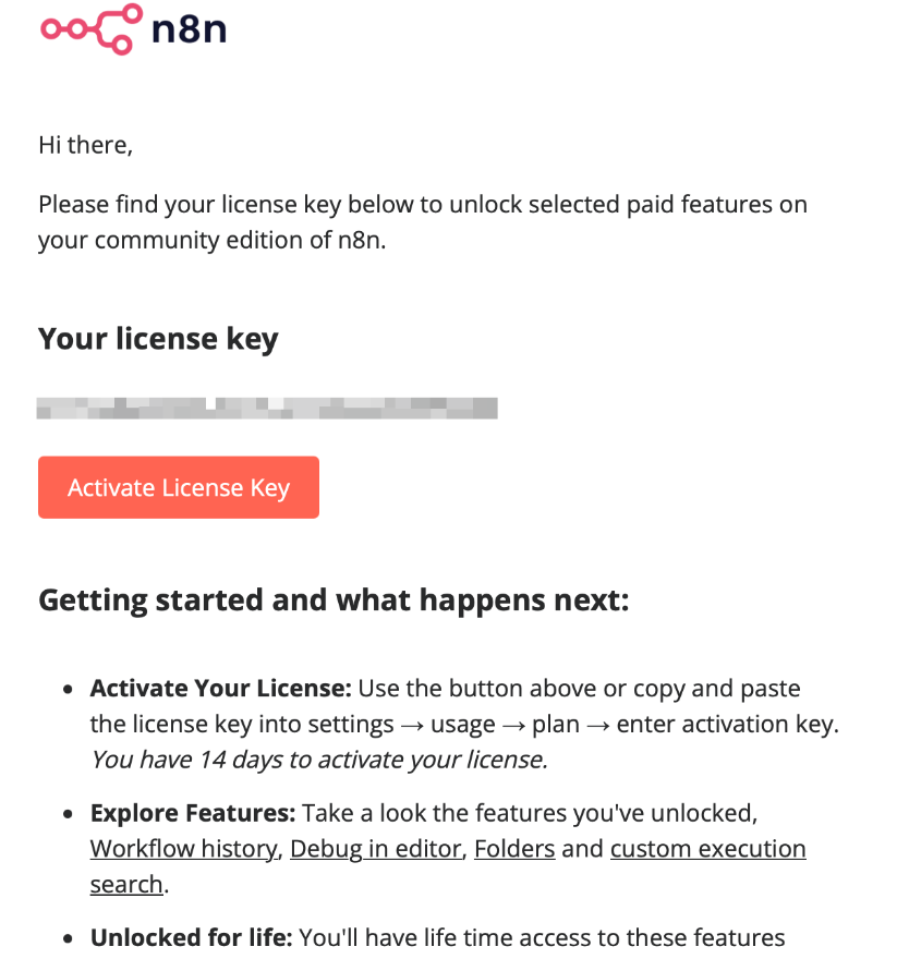n8n License Activation